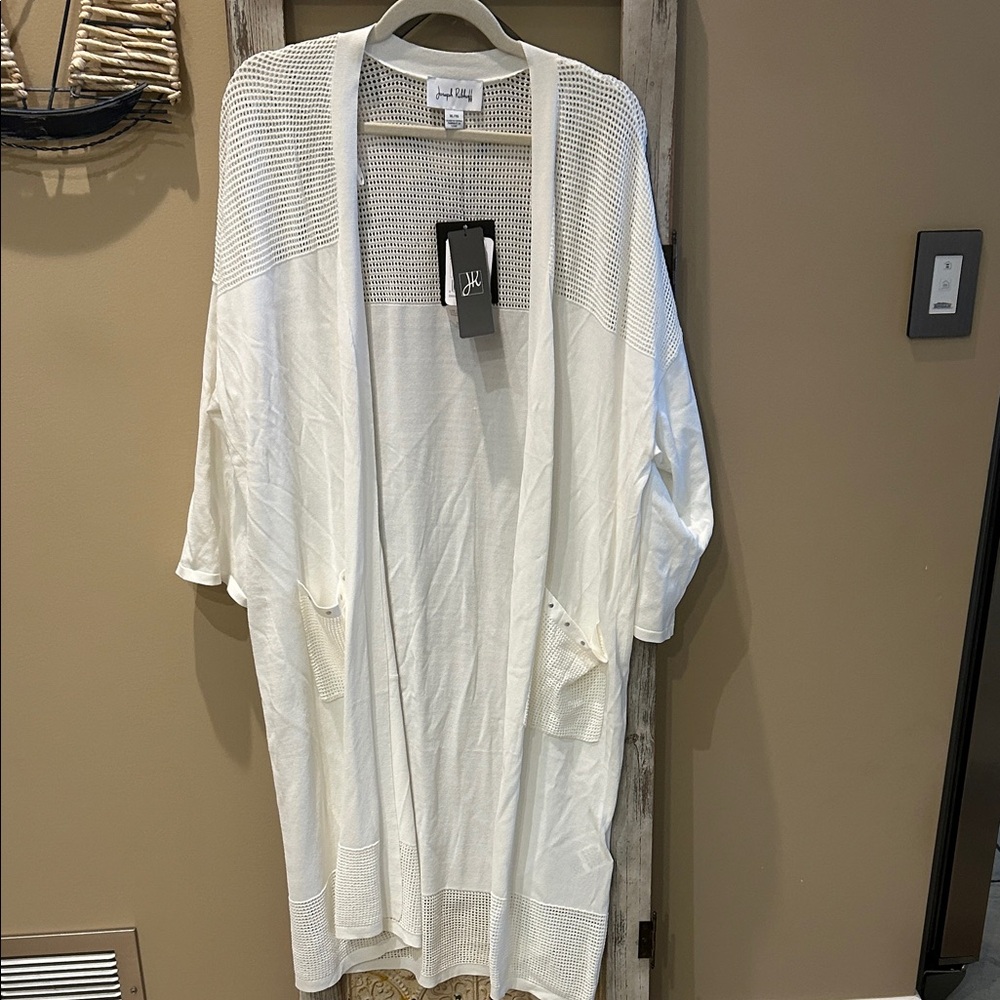 Joseph Ribkoff White Cover Up - Picture 5 of 11